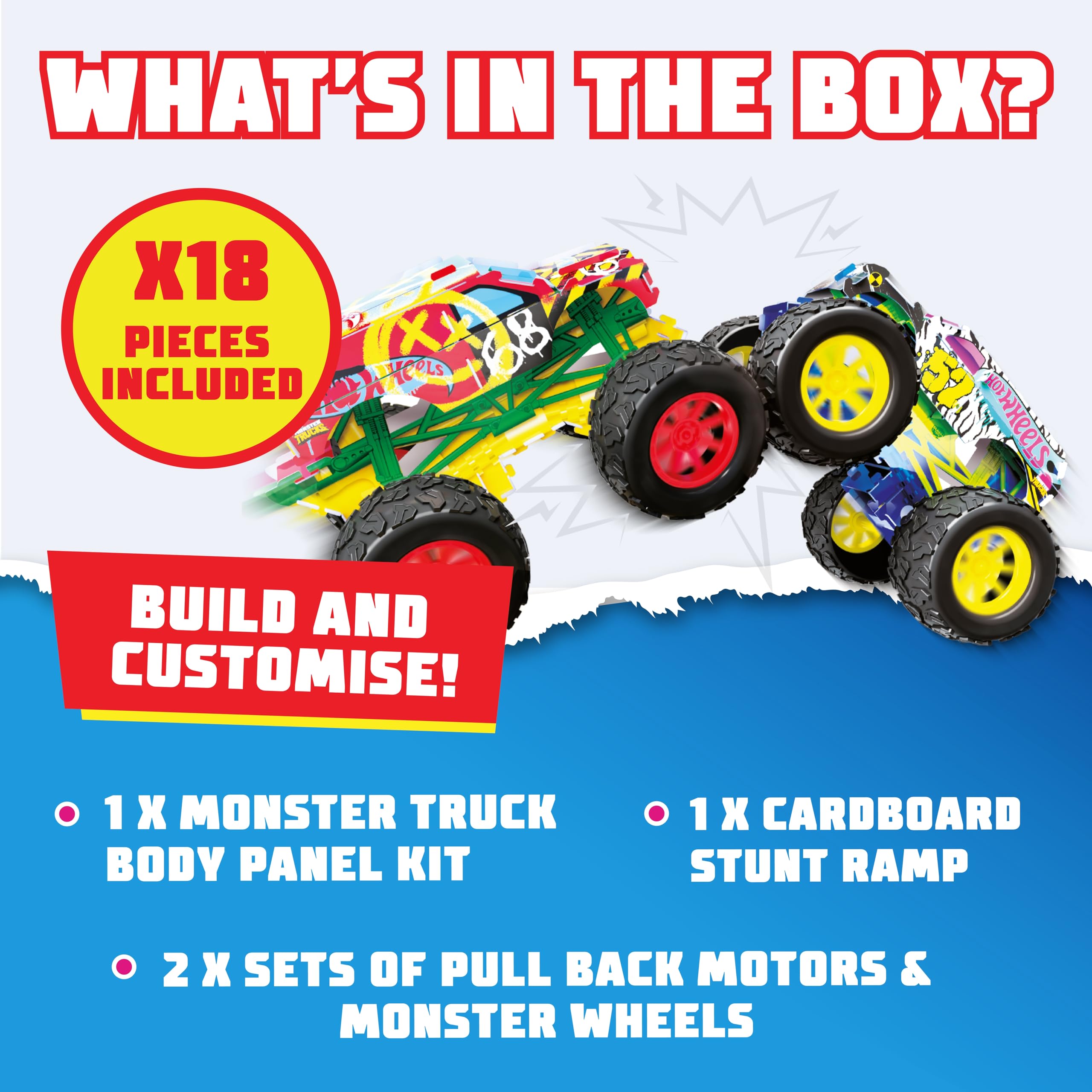 BLADEZ Hot Wheels Monster Trucks Crash Zone Twin Pack : Amazon.co